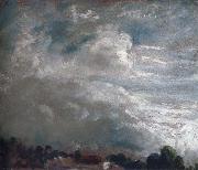 John Constable Cloud study,horizon of trees 27 September 1821 china oil painting reproduction